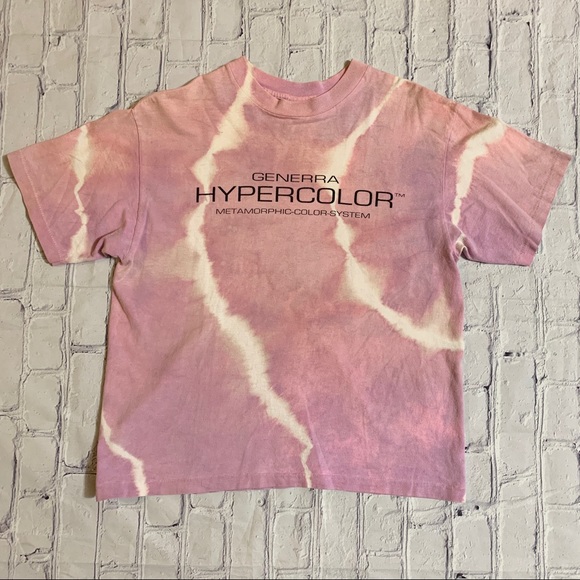 Vintage 9s Generra Hypercolor Pink Tie 